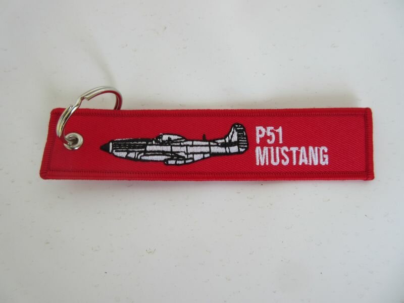 Key Hanger Remove before Flight P-51 Mustang Airforce Piloten US