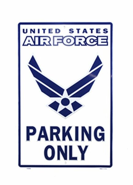 Metall Sign "Airforce Parking Only"