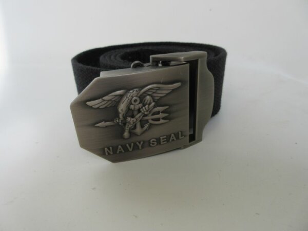 US Hosengürtel Navy Seals Eagle Insignia 38mm