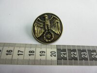 Eagle Iron Cross Pin Round