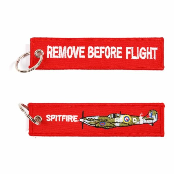 Remove before Flight Spitfire USAAF Airforce US Army Key Ring