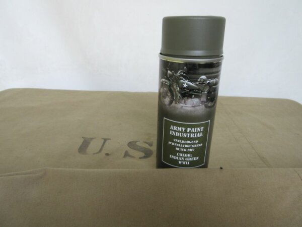 US Army Indian Green Motorcycle WW2 Spraycan 400ml (1L-16,-¤)