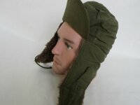 US Army Original Winter Field Cap OD MQ1 1951 Alpaca