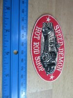 Patch Speed Demon Customs Hot Rod Speed Shop