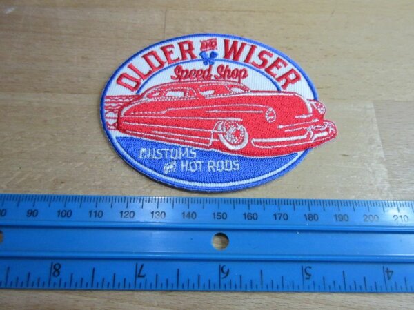 Patch Older & Wiser Customs Hot Rods Speed Shop