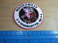 Patch Rockabilly Swinging Pig Charlotte