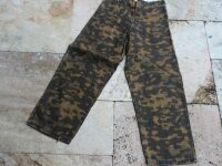 Wehrmacht Eichentarn Feldhose HBT Drillich Oakleaf Fall side