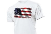 T-Shirt US Flagge Distressed USA Stars Banner Vintage...