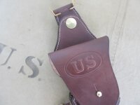 S M1912 Leather Swivel Cavalry Holster Colt M1911 Government .45