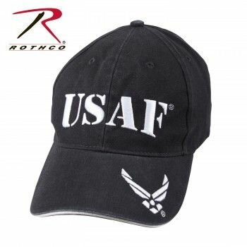 US Air Force USAF Insignia Wings Baseball Cap Low Profile