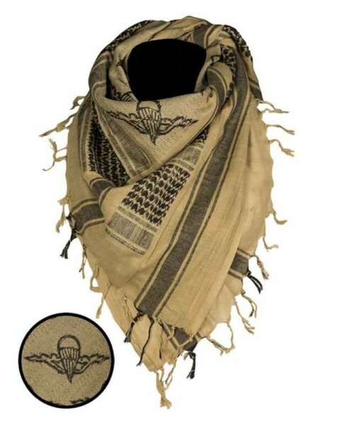 Halstuch Shemagh 110x110cm Paratrooper Wings Scarf Schal Plo Kopftuch Army