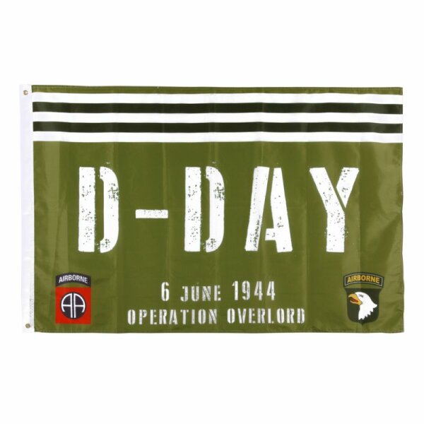 US Flag WK2 D-Day Normandy Army Operation Overlord 101st 82nd Airborne