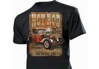 T-Shirt Hot Rod Garage in Rust we Trust Salvage Yard...