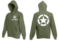 Hummer with Allied Star Hooded Jacket Size S-XXL...