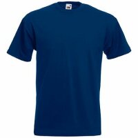 Fruit of the Loom Premium T-Shirt Top Qualität XL Schwarz